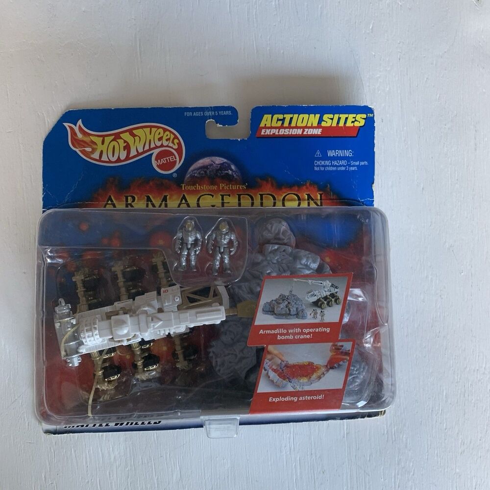 Mattel Hot Wheels Armageddon Movie 1997 Action Sites Explosion Zone #19417 Rare